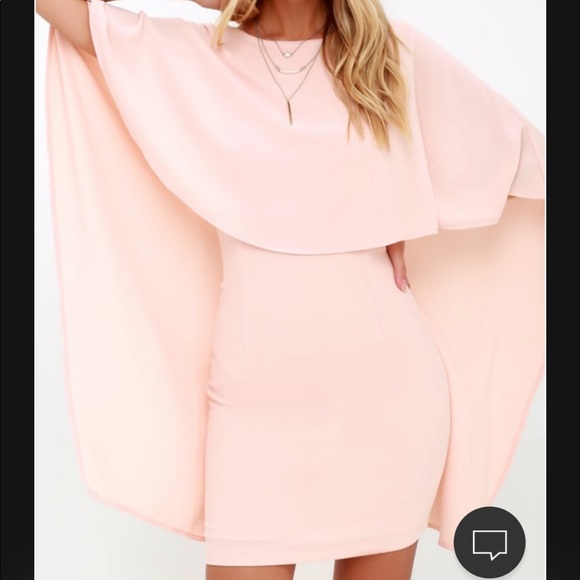 Lulus peach backless dress - Picture 4 of 8